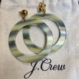 Ombre Circle Earrings by J. Crew